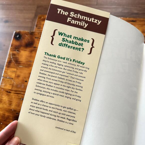 PJ Library The Schmutzy Family Shabbat Jewish Paperback Book - Picture 2 of 10